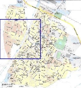 mapa de Bansko em ingles