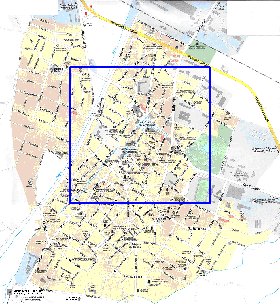 mapa de Bansko em ingles