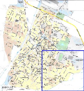 mapa de Bansko em ingles