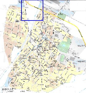 mapa de Bansko em ingles