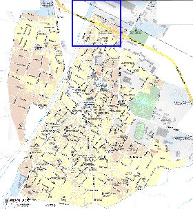 mapa de Bansko em ingles