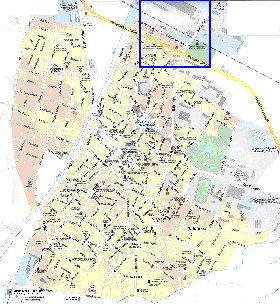 mapa de Bansko em ingles