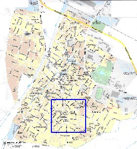 mapa de Bansko em ingles