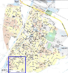 mapa de Bansko em ingles