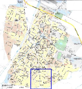 mapa de Bansko em ingles