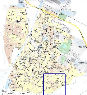 mapa de Bansko em ingles