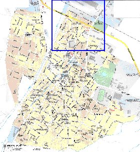 mapa de Bansko em ingles