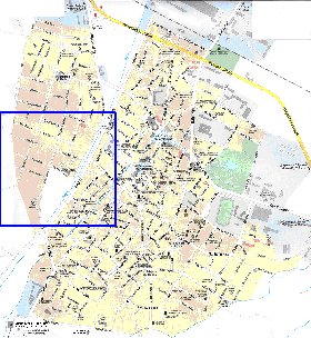 mapa de Bansko em ingles