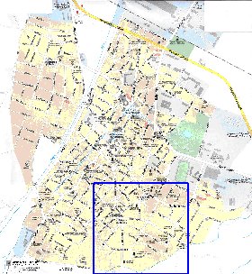 mapa de Bansko em ingles