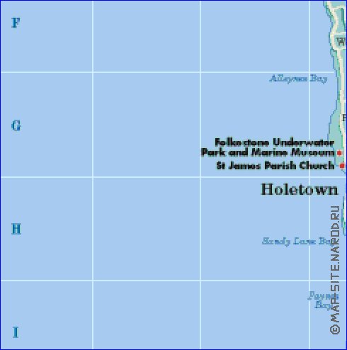 Administrativa mapa de Barbados