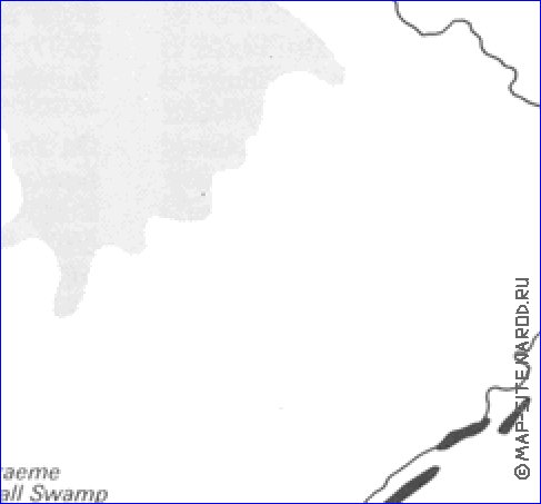 mapa de Barbados em ingles