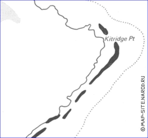 mapa de Barbados em ingles