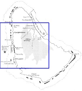 mapa de Barbados em ingles