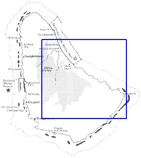 mapa de Barbados em ingles