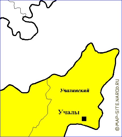 Administrativa mapa de Bascortostao