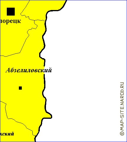 Administrativa mapa de Bascortostao