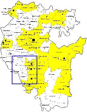 Administrativa mapa de Bascortostao