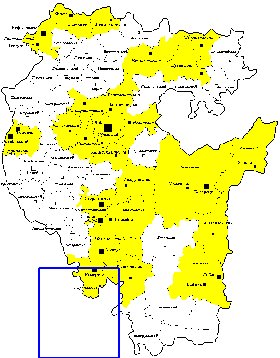 Administrativa mapa de Bascortostao