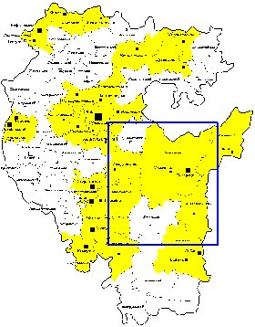 Administrativa mapa de Bascortostao