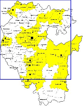 Administrativa mapa de Bascortostao