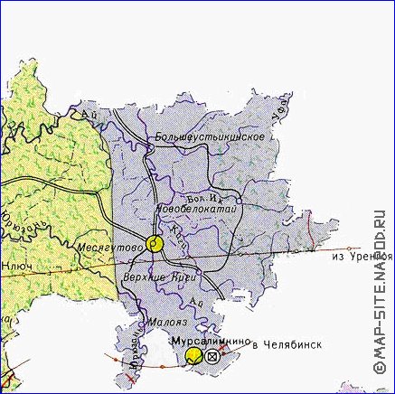 Economico mapa de Bascortostao