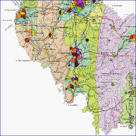 Economico mapa de Bascortostao