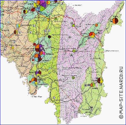 Economico mapa de Bascortostao