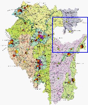 Economico mapa de Bascortostao