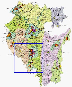 Economico mapa de Bascortostao