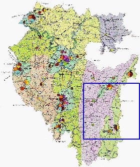 Economico mapa de Bascortostao