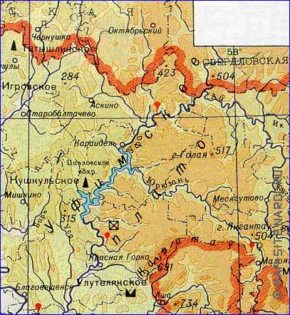 Fisica mapa de Bascortostao