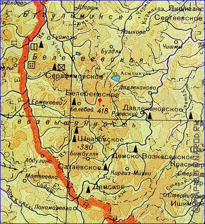 Fisica mapa de Bascortostao