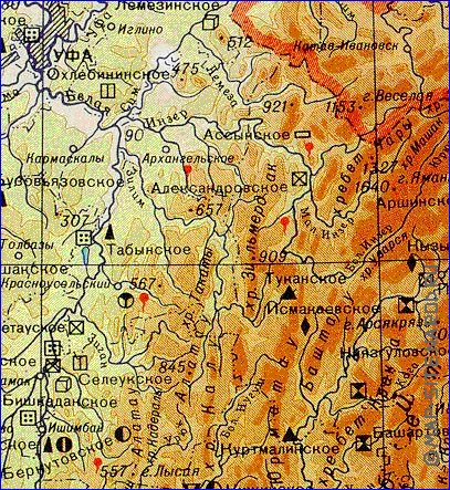 Fisica mapa de Bascortostao
