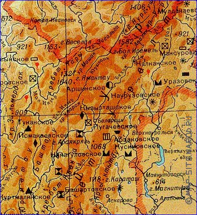 Fisica mapa de Bascortostao