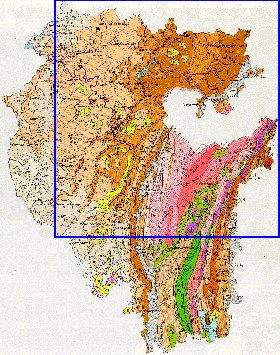 Geologicas mapa de Bascortostao