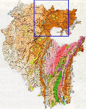 Geologicas mapa de Bascortostao