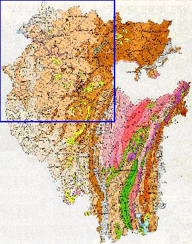 Geologicas mapa de Bascortostao