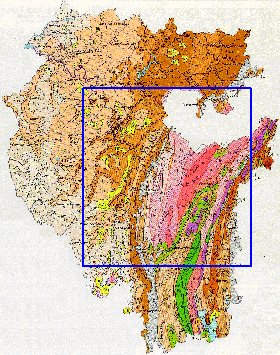 Geologicas mapa de Bascortostao