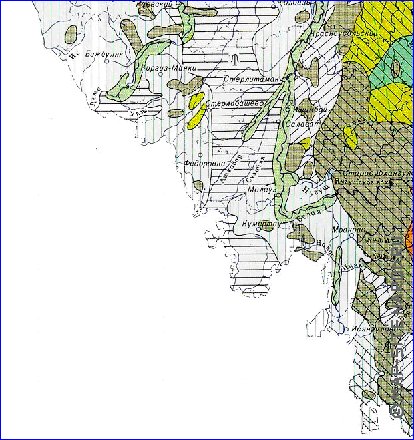 mapa de de vegetacao Bascortostao