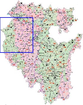 Zoological mapa de Bascortostao