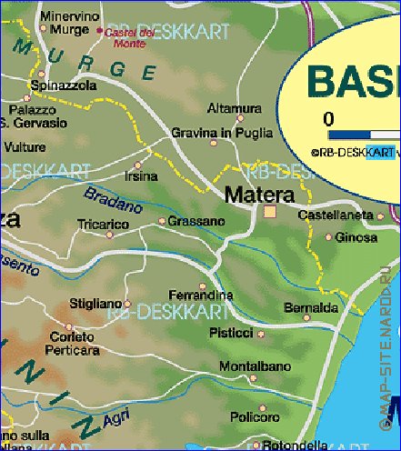 carte de Basilicate