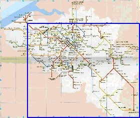 mapa de de estradas Belgica