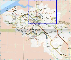 carte de des routes Belgique