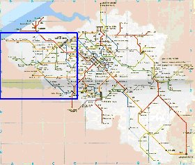 carte de des routes Belgique