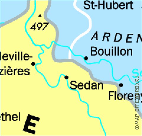 carte de Belgique