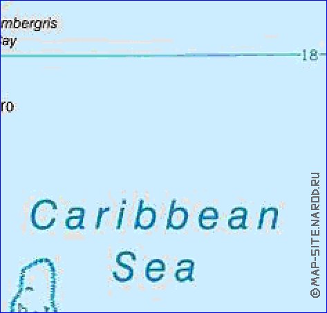 Administratives carte de Belize