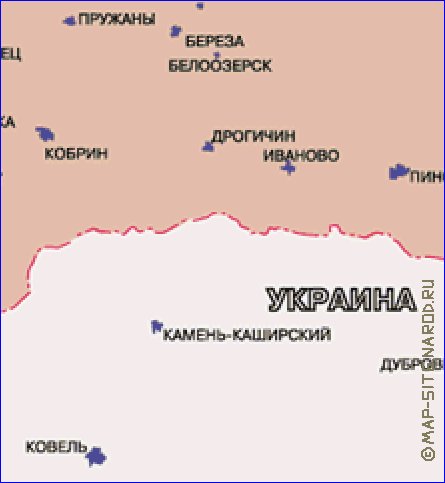 Administrativa mapa de Bielorrussia