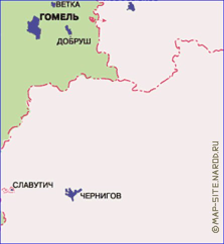 Administrativa mapa de Bielorrussia