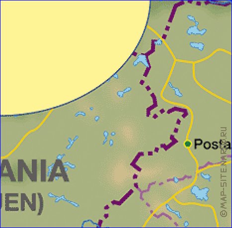 carte de Bielorussie en allemand