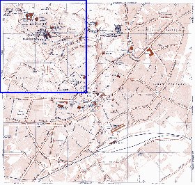 mapa de Bergamo em italiana